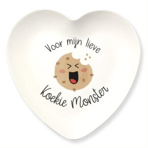 Bamboe bordje “Voor mijn lieve koekiemonster”