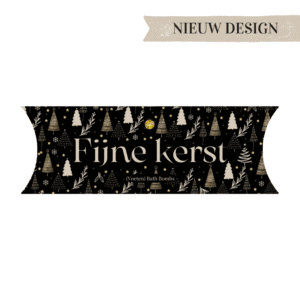 Gondeldoosje Bath Bombs – voor in bad/voetenbad kerst (Zwart- Versie)