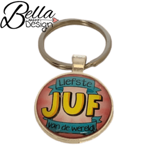 Sleutelhanger Juf nr 1