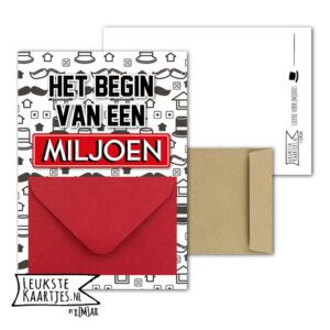 Geldkaart met mini Envelopje -> Games – No: 4 (Begin van miljoen-Elementen-Monopoly)^