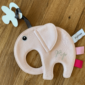 Tutpop Ollie, zacht roze - 100% Katoen