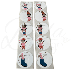 Sinterklaas sticker * Gemixt * 10 stuks